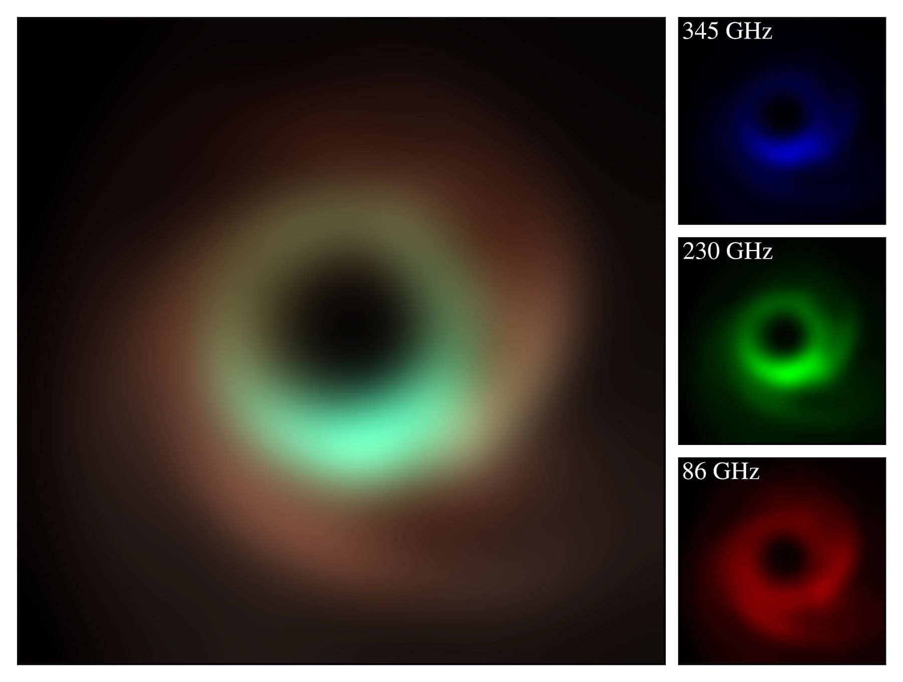Color Photograph of a Black Hole