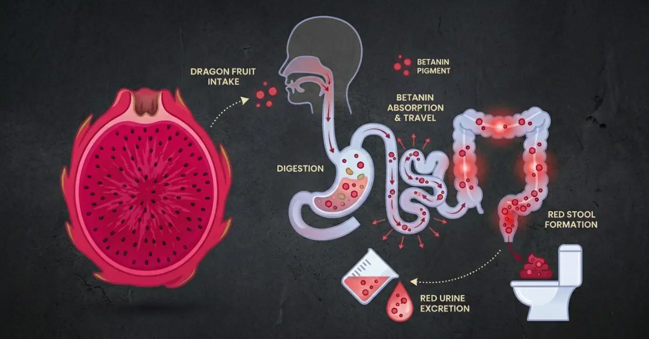 Why Does Eating Red-Fleshed Dragon Fruit Cause Red Stool or Urine