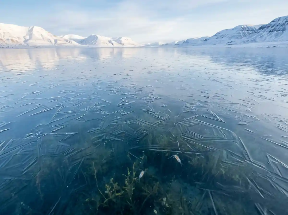 The Life-Sustaining Shield of Ice Above Absolute Zero