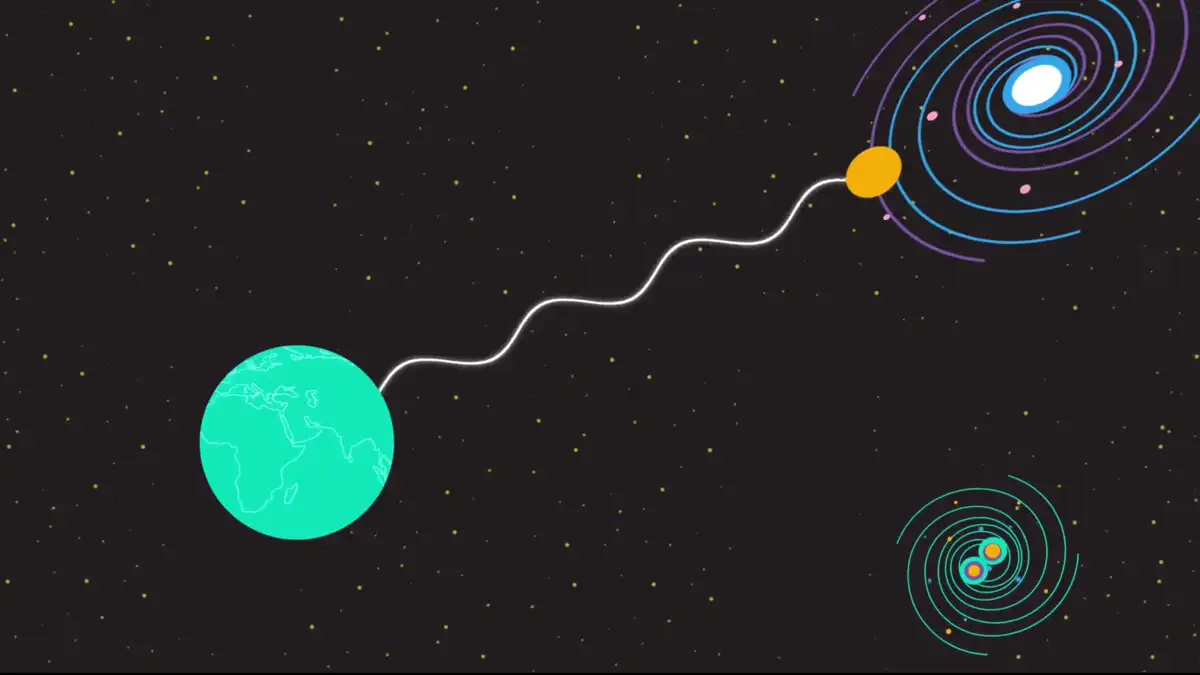 How are the distances between galaxies calculated, and what is the age of the universe?